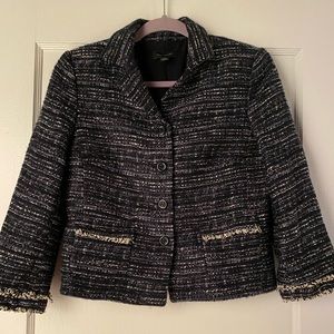 Ann Taylor multi blue blazer